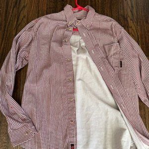 Ariat M medium longsleeve FR button up shirt - red